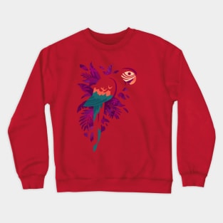 Macaw Silhouette Crewneck Sweatshirt